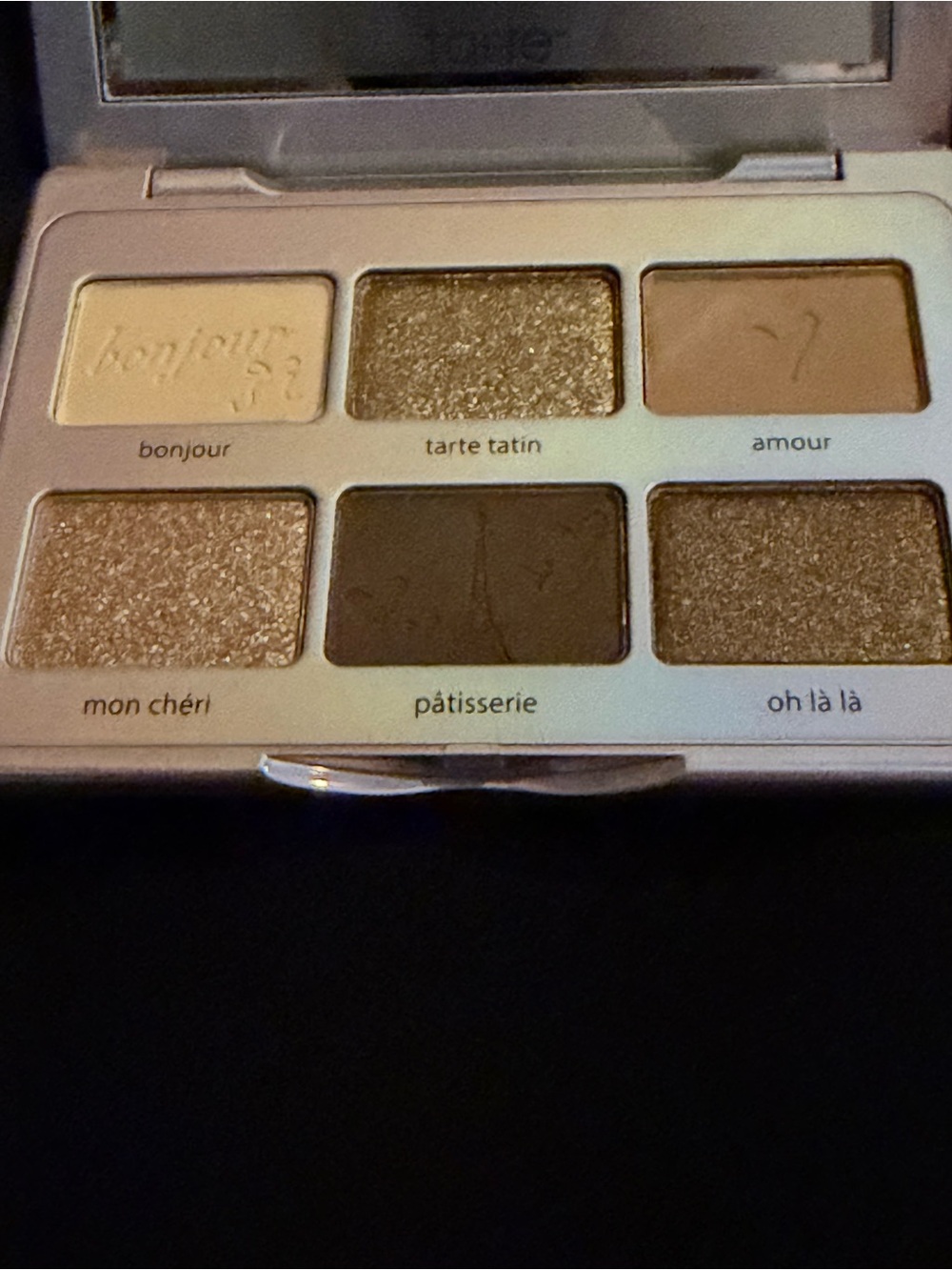 tarte Petite Treats Eyeshadow Palette - Gold, Brown & Cream Shades- Hot Cocoa